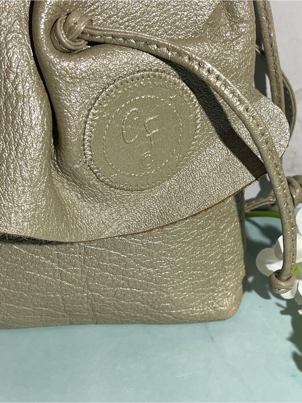 Carlos Falchi Vintage Mini Disco Crossbody Bag - Picture 2 of 11